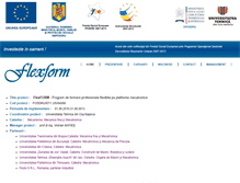Tablet Screenshot of flexform.ro