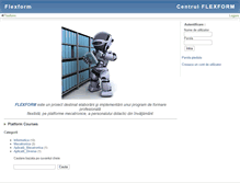 Tablet Screenshot of cursuri.flexform.ro